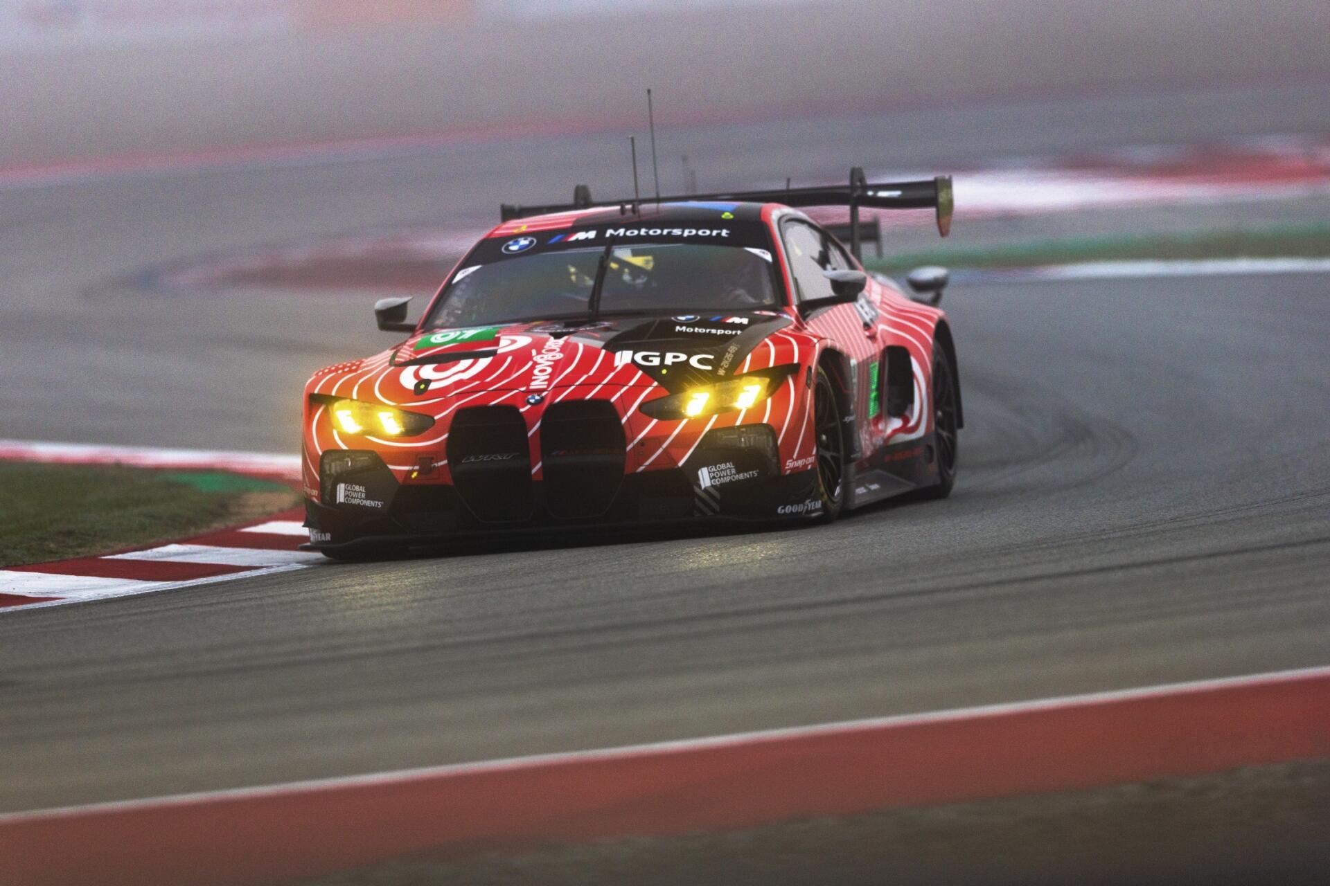 BMW M4 GT3 race car speeding through a corner at the FIA World Endurance Championship, HD desktop wallpaper and background.