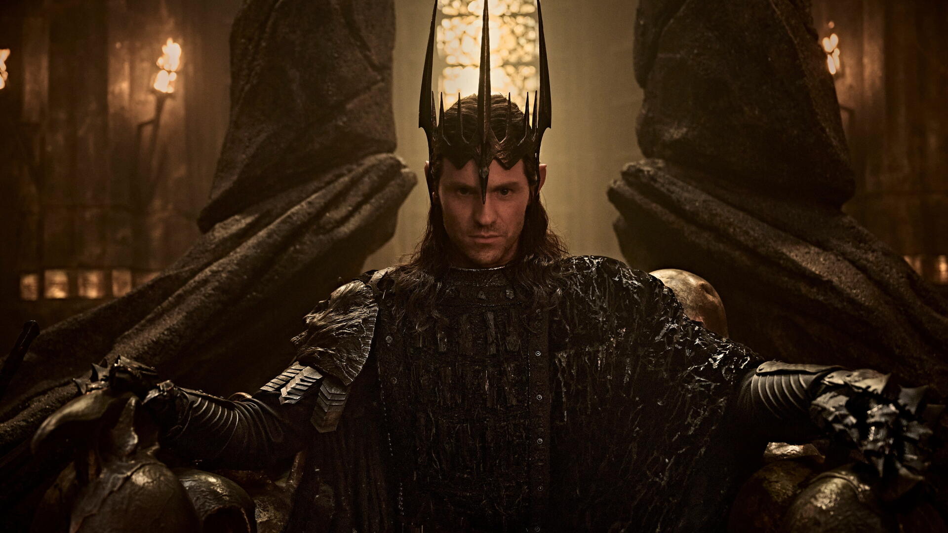 The Dark Throne of Middle-earth | The Rings of Power 4K Wallpaper ...
