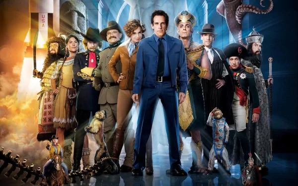 Robin Williams Ben Stiller movie Night at the Museum: Secret of the Tomb HD Desktop Wallpaper | Background Image