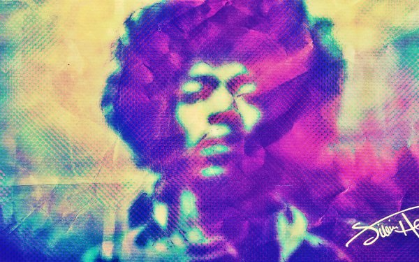 Music Jimi Hendrix Psychedelic Trippy Hippie HD Wallpaper | Background Image