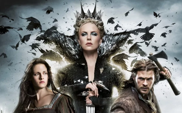 Chris Hemsworth Charlize Theron Kristen Stewart Snow White movie Snow White and the Huntsman HD Desktop Wallpaper | Background Image