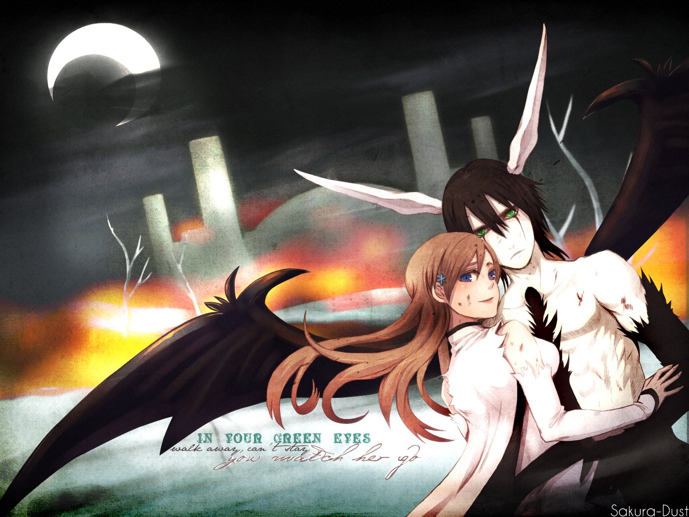Download Orihime Inoue Ulquiorra Cifer Anime Bleach Wallpaper