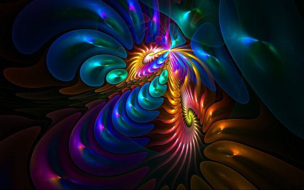 Abstract Colors Fractal Colorful HD Wallpaper | Background Image