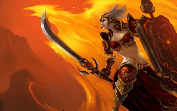 Video Game League Of Legends Leona HD Wallpaper | Background Image