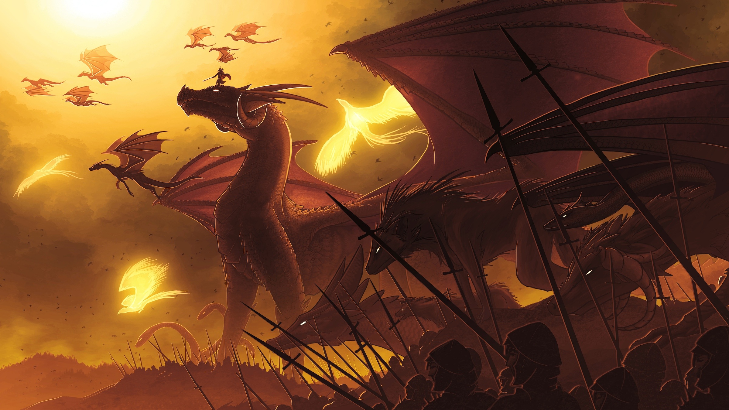 Fantasy Dragon HD Wallpaper by Chromamancer