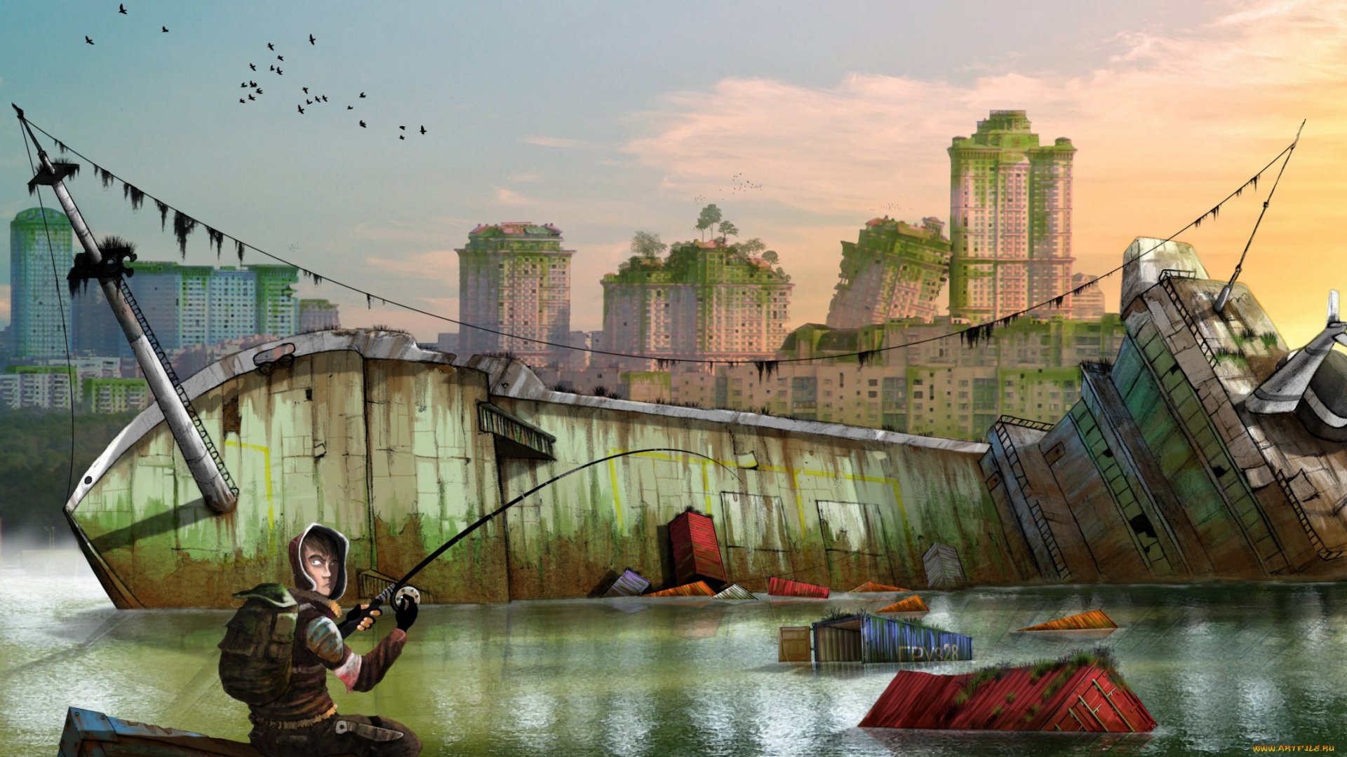 Download Sci Fi Post Apocalyptic HD Wallpaper