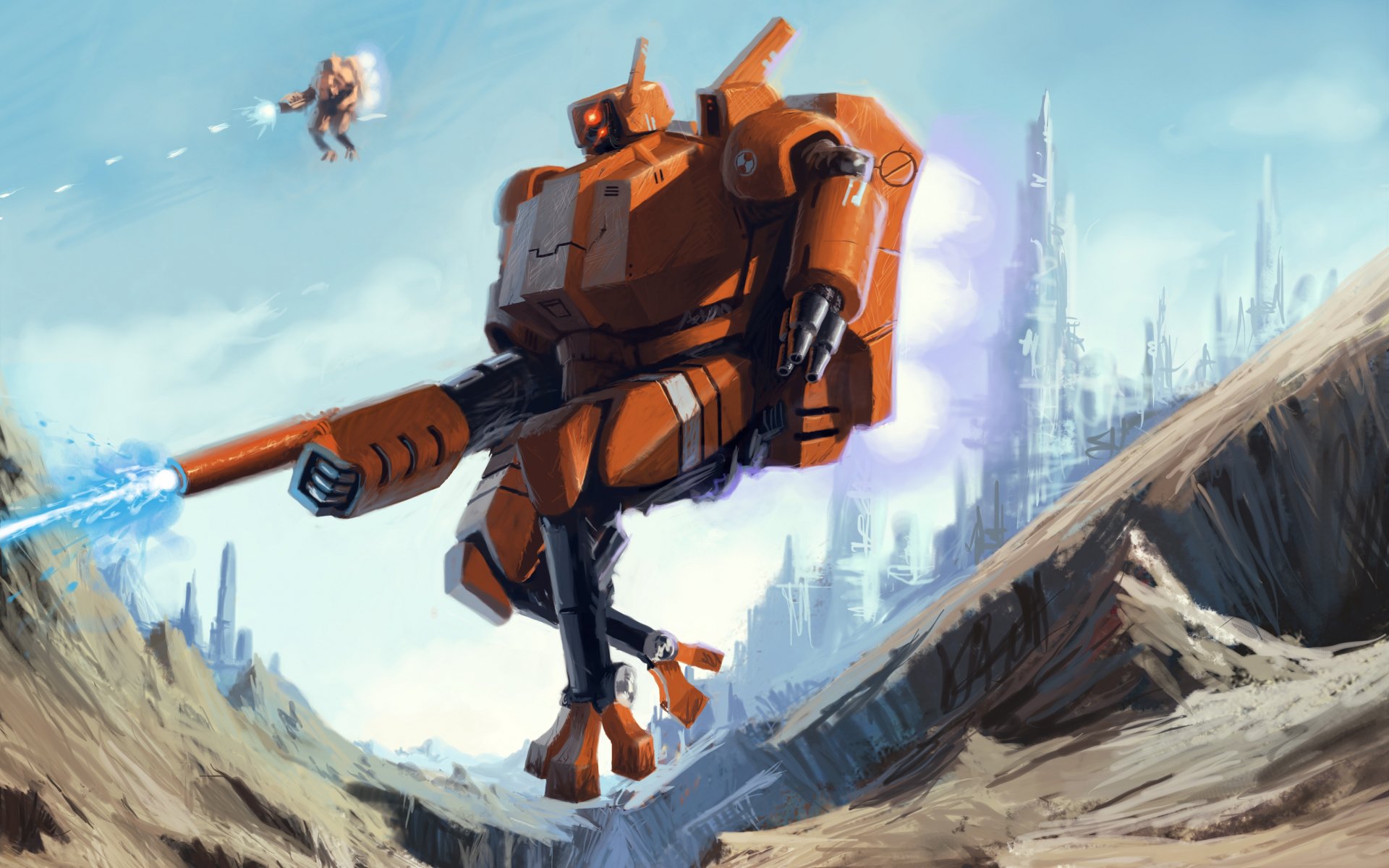 Download Sci Fi Robot 4k Ultra HD Wallpaper | 4000x2500 | Wallpaper Abyss