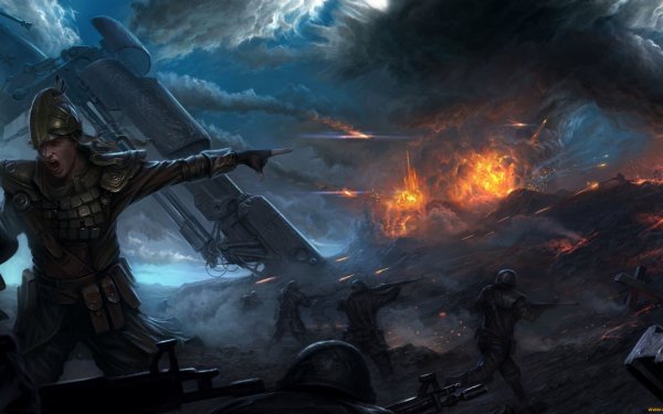 Sci Fi Battle HD Wallpaper | Background Image