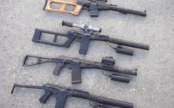 man made assault rifle HD Desktop Wallpaper | Background Image