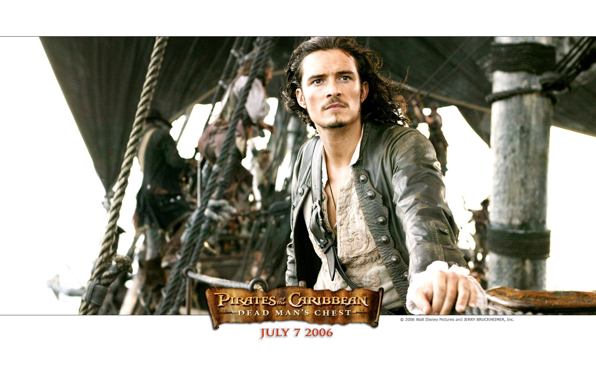 Download Will Turner Orlando Bloom Movie Pirates Of The Caribbean: Dead ...