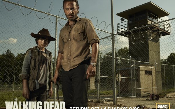 TV Show The Walking Dead Horror Chandler Riggs Carl Grimes Andrew Lincoln Rick Grimes Prison HD Wallpaper | Background Image