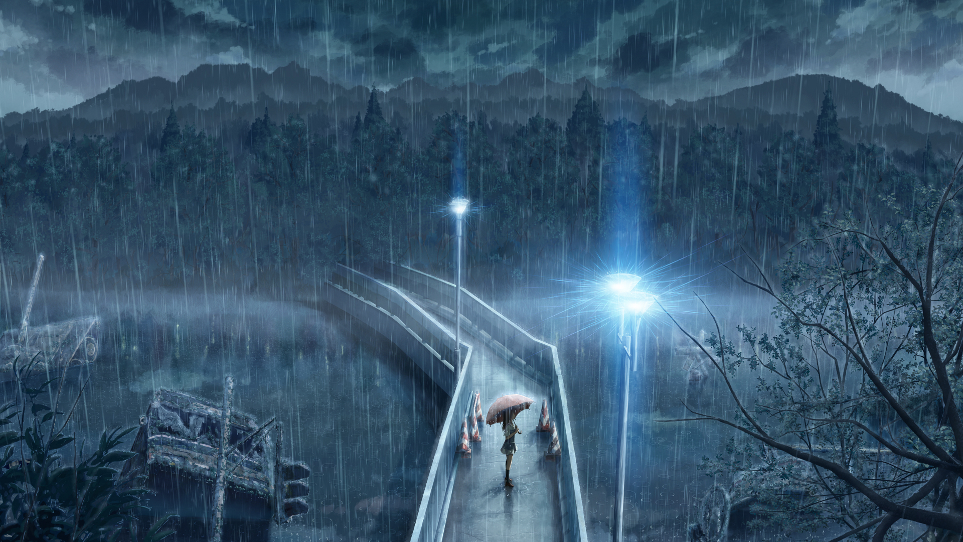 Anime Bridge HD Wallpaper | Background Image