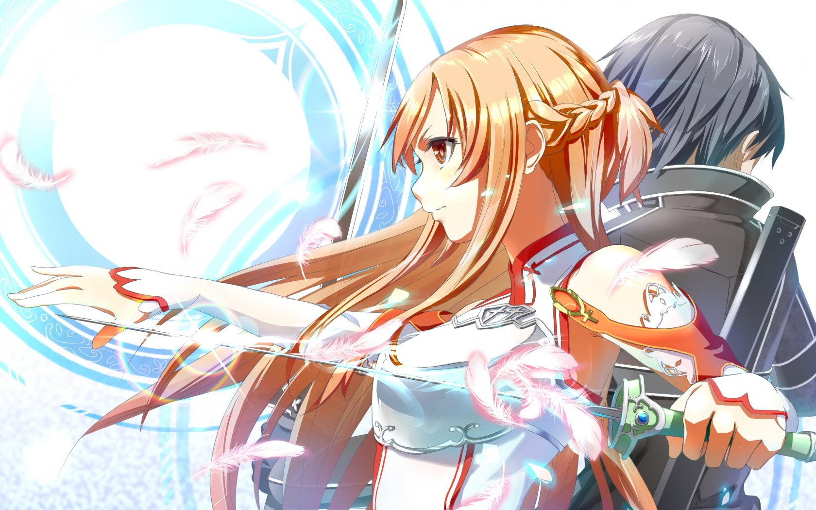 Download Kirito (Sword Art Online) Asuna Yuuki Anime Sword Art Online  Wallpaper