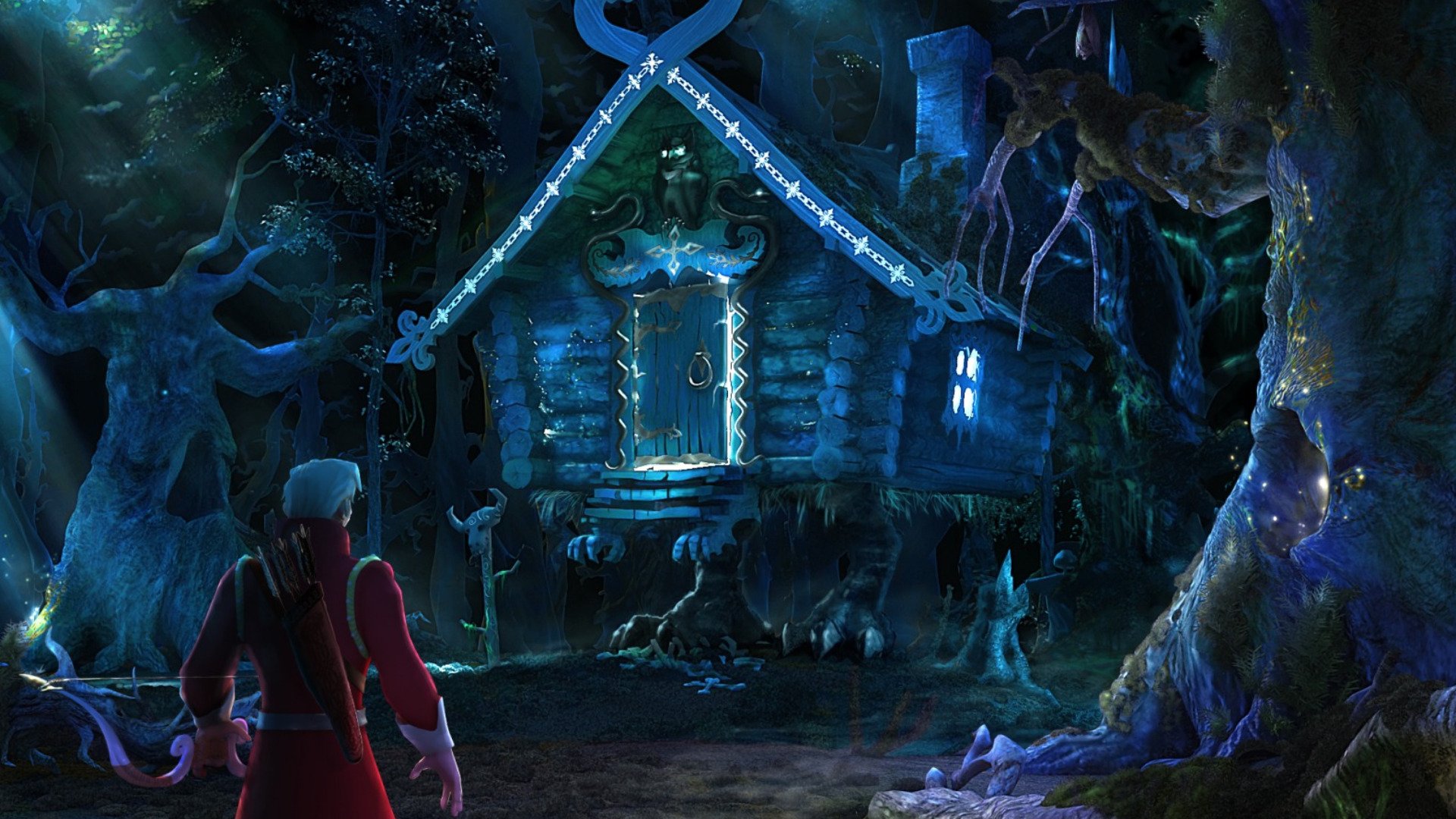 Download Fantasy Enchanted Forest HD Wallpaper by Alexander Laneev