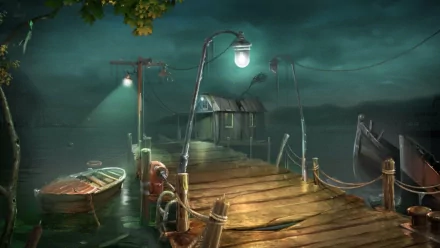 artistic dock HD Desktop Wallpaper | Background Image