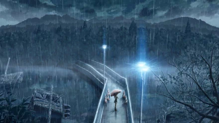 rain Anime bridge Rain Anime HD Desktop Wallpaper | Background Image