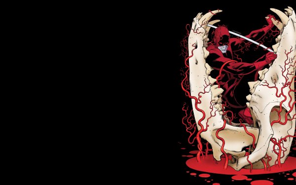 Comics Daredevil Skull Black HD Wallpaper | Background Image
