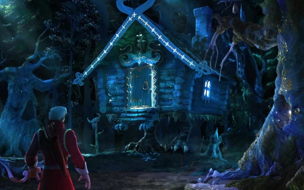 fantasy enchanted forest HD Desktop Wallpaper | Background Image