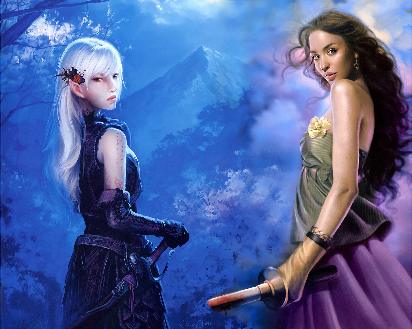 Fantasy Women Wallpaper by AURORY