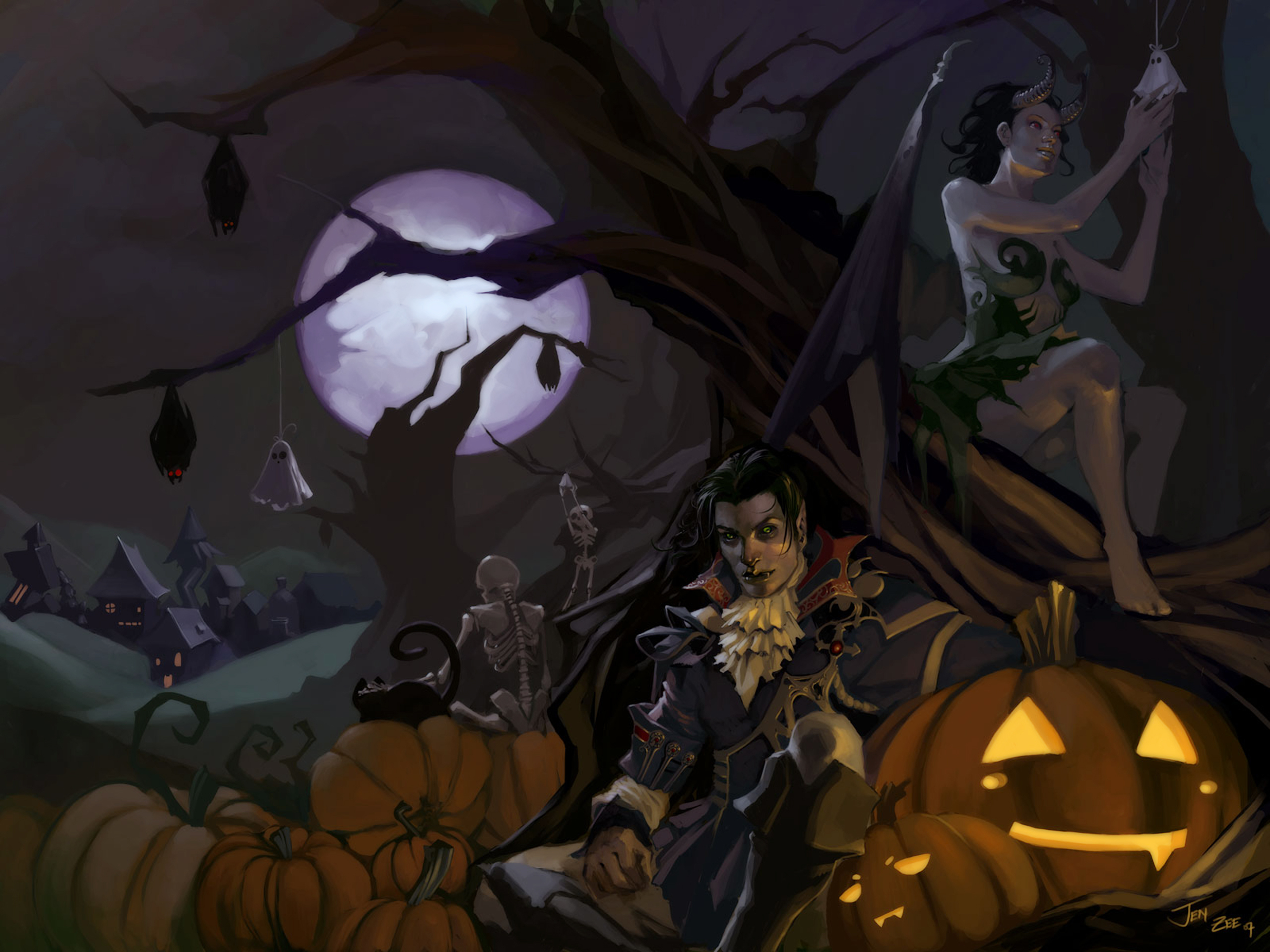 Halloween HD Wallpaper | Background Image | 2560x1920
