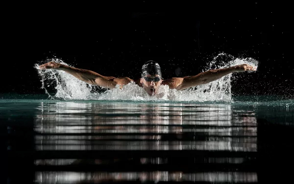 swimming Sports HD Desktop Wallpaper | Background Image