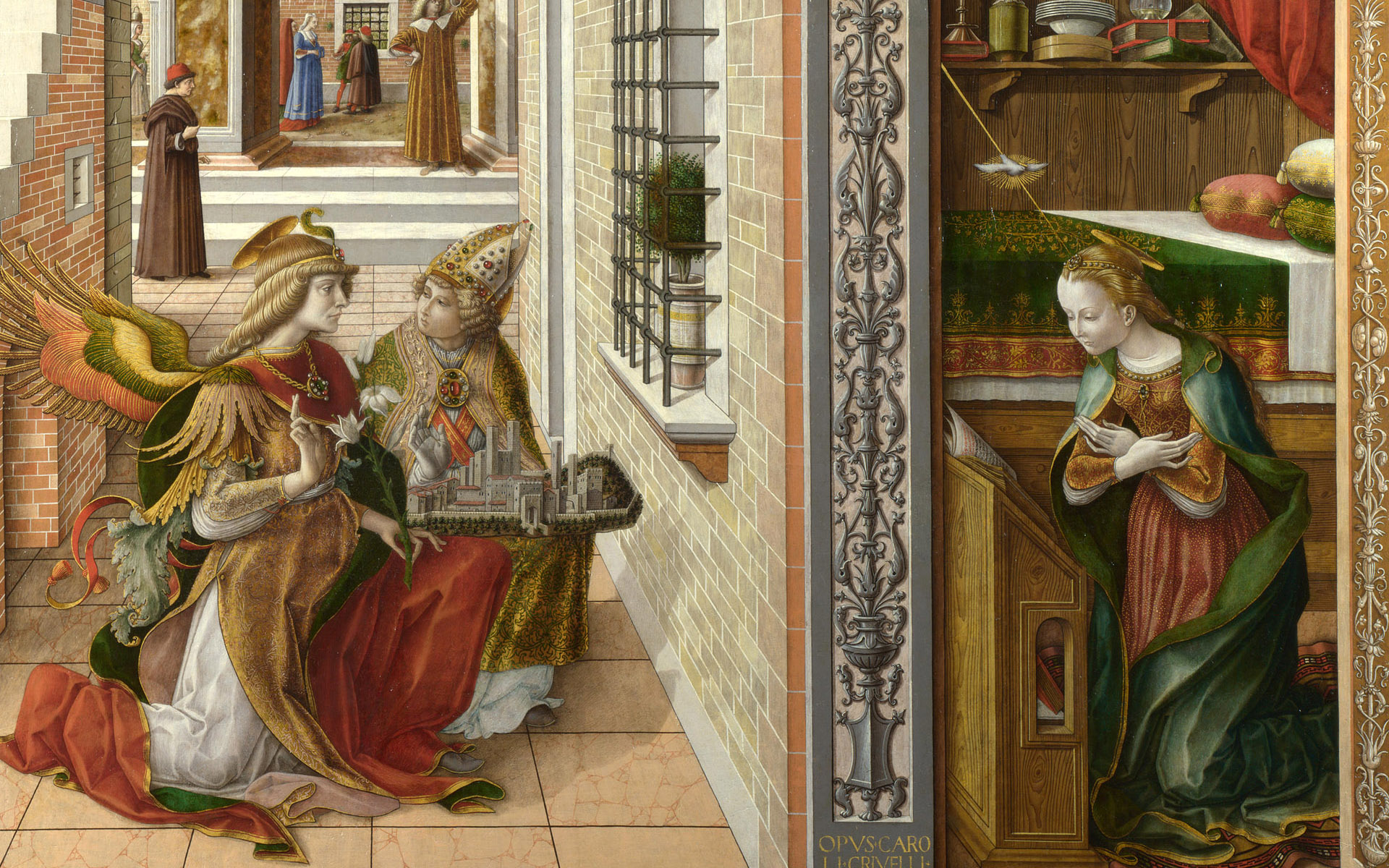 The Annunciation by Crivelli Carlo