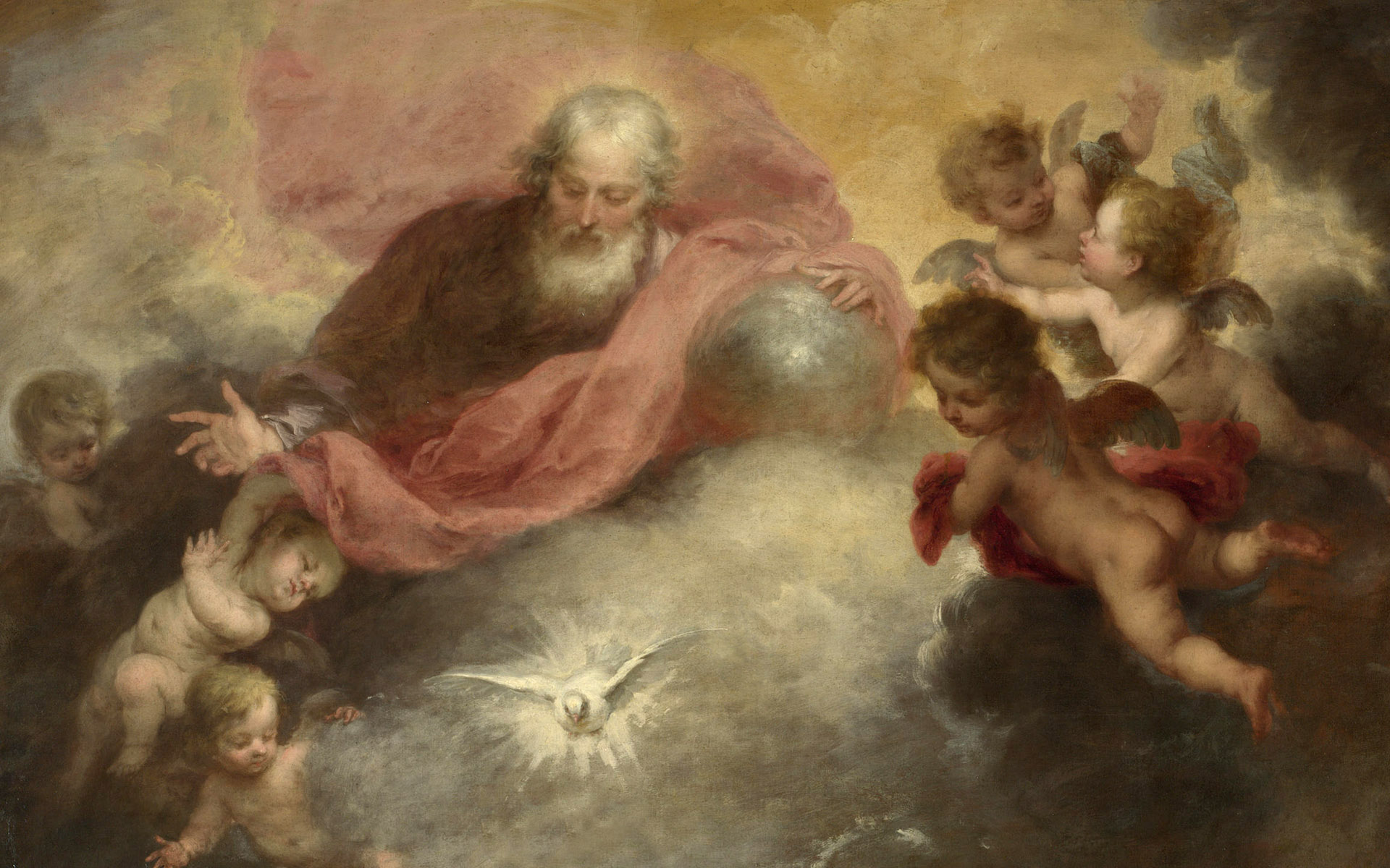 The Heavenly and Earthly Trinities by Murillo