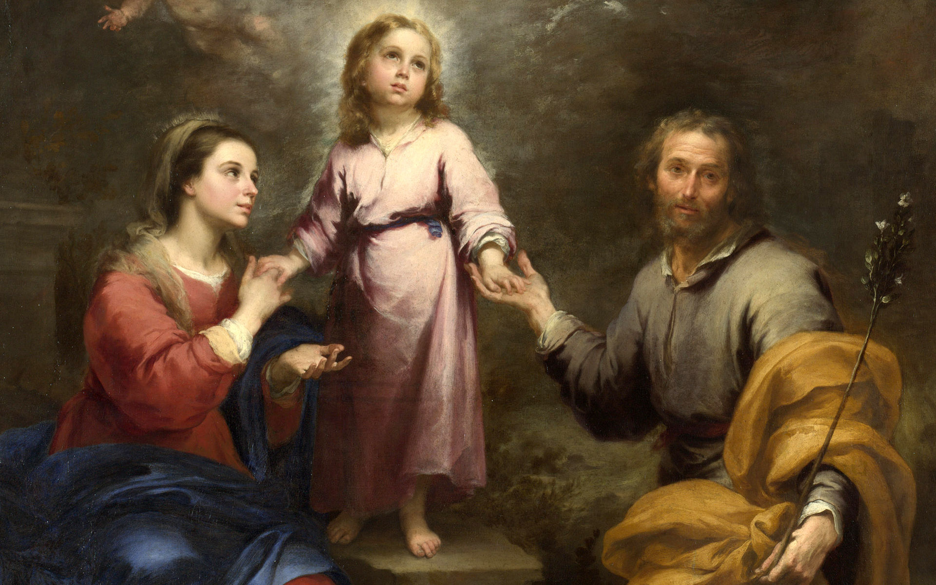 The Heavenly and Earthly Trinities by Bartolome Esteban Murillo