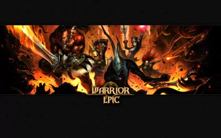 video game Warrior Epic HD Desktop Wallpaper | Background Image