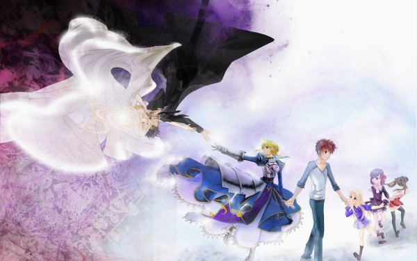 Anime Fate/Stay Night Fate Series Fate/Zero Saber Rin Tohsaka Sakura Matou Kiritsugu Emiya Shirou Emiya HD Wallpaper | Background Image