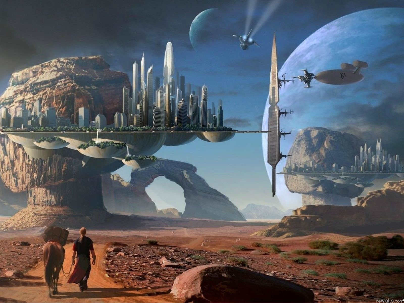 Sci Fi Landscape Wallpaper