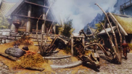 video game The Elder Scrolls V: Skyrim Whiterun (Skyrim) HD Desktop Wallpaper | Background Image