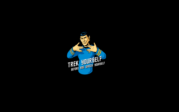 Humor Sci Fi Star Trek Black Funny HD Wallpaper | Background Image
