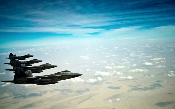 Military Lockheed Martin F-22 Raptor Jet Fighters HD Wallpaper | Background Image