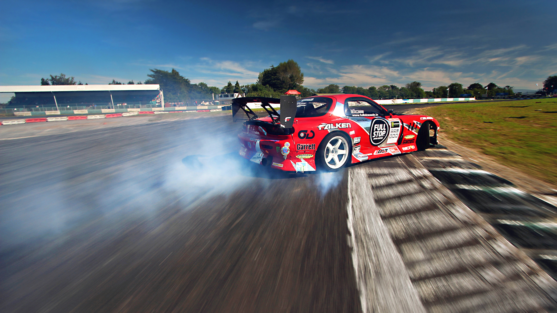 Wallpaper ID 11440  sportscar drift speed night light smoke 4k free  download