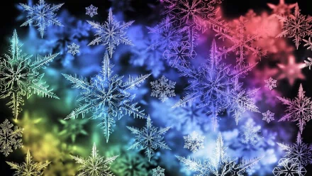 artistic snowflake HD Desktop Wallpaper | Background Image