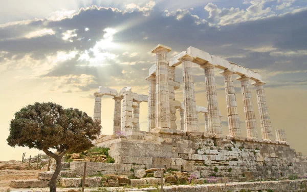  Temple of Poseidon at Cape Sounion