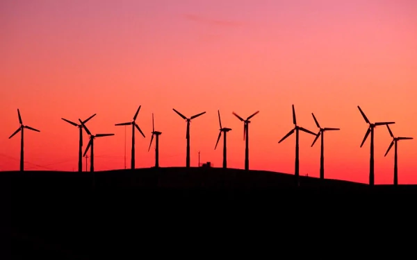 man made wind turbine HD Desktop Wallpaper | Background Image