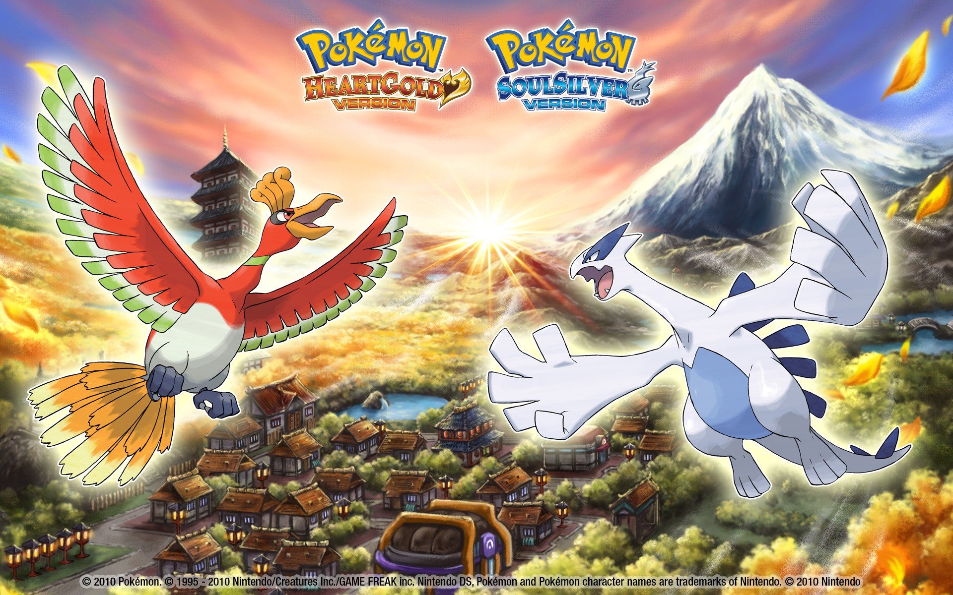 Pokemon Heartgold And Soulsilver Artwork, HD Png Download