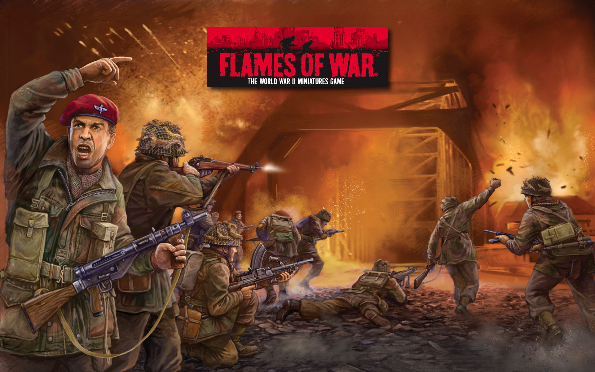 Download Video Game Flames Of War HD Wallpaper