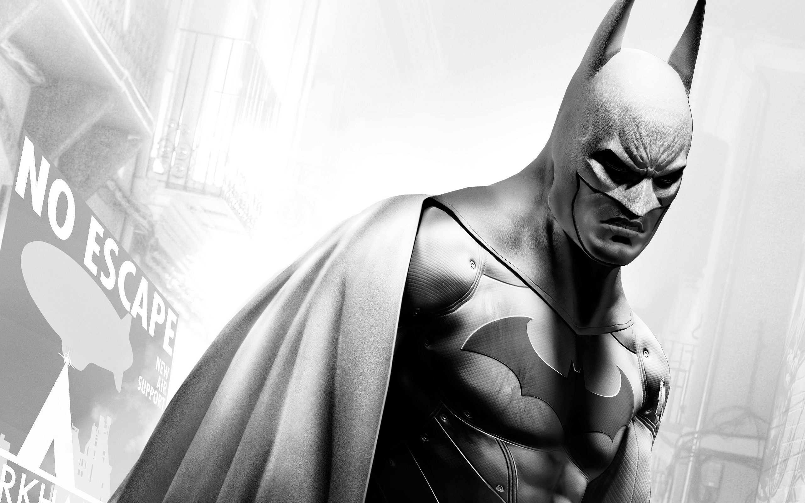 Wallpaper : Batman Arkham City, characters, city, faces, members, black and  white 1920x1080 - goodfon - 731535 - HD Wallpapers - WallHere