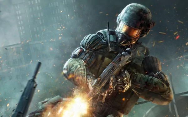 video game Crysis 2 shooting HD Desktop Wallpaper | Background Image