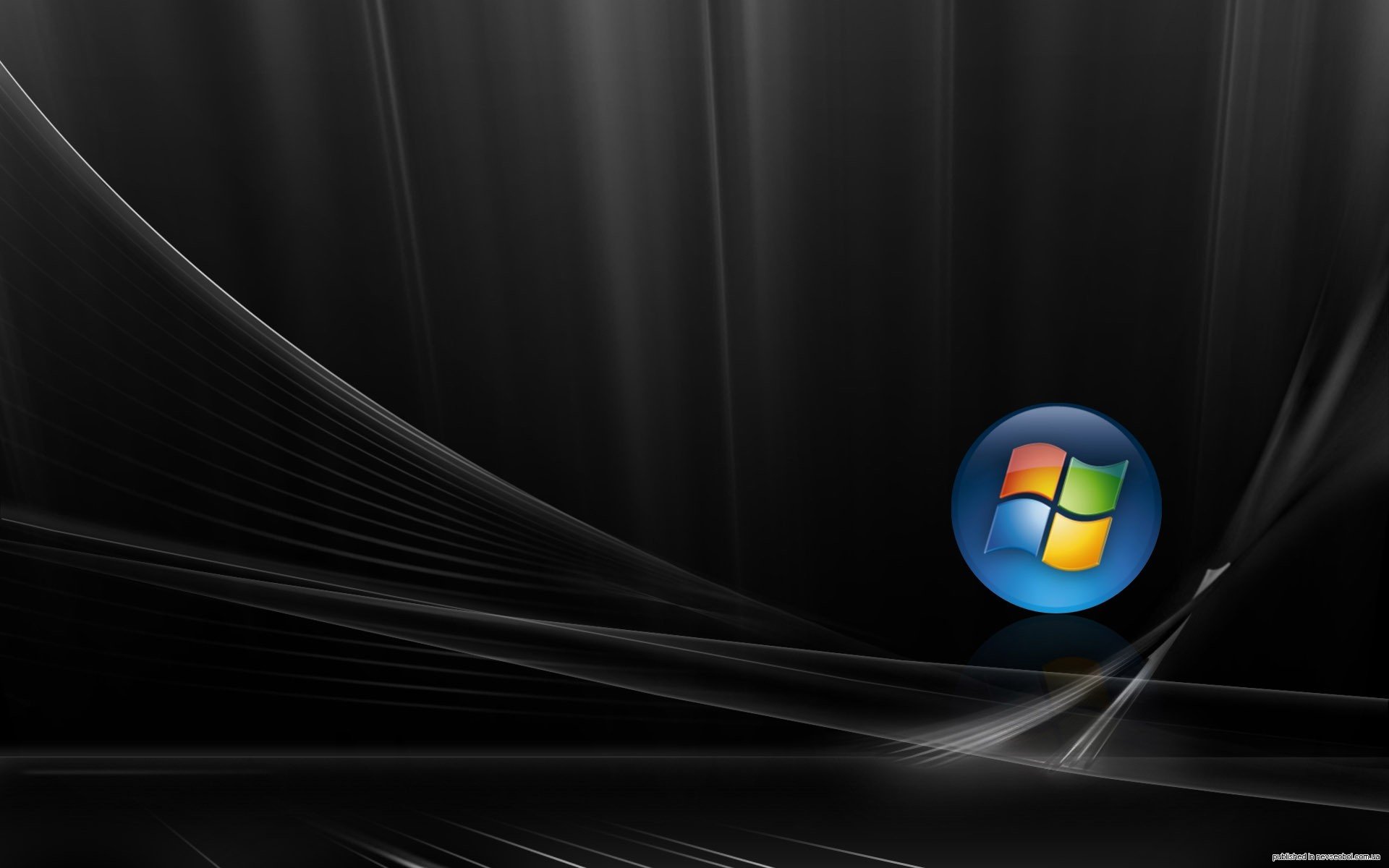Windows Noir: Sleek Tech HD Wallpaper | 1920x1200 | Wallpaper Abyss