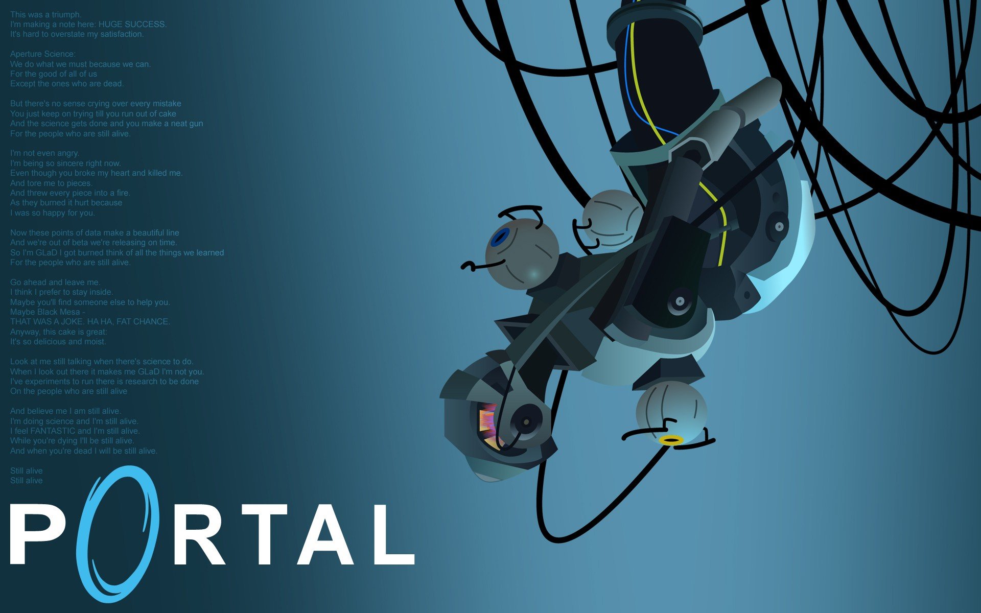 Download Video Game Portal (Video Game) HD Wallpaper | 1920x1200 ...