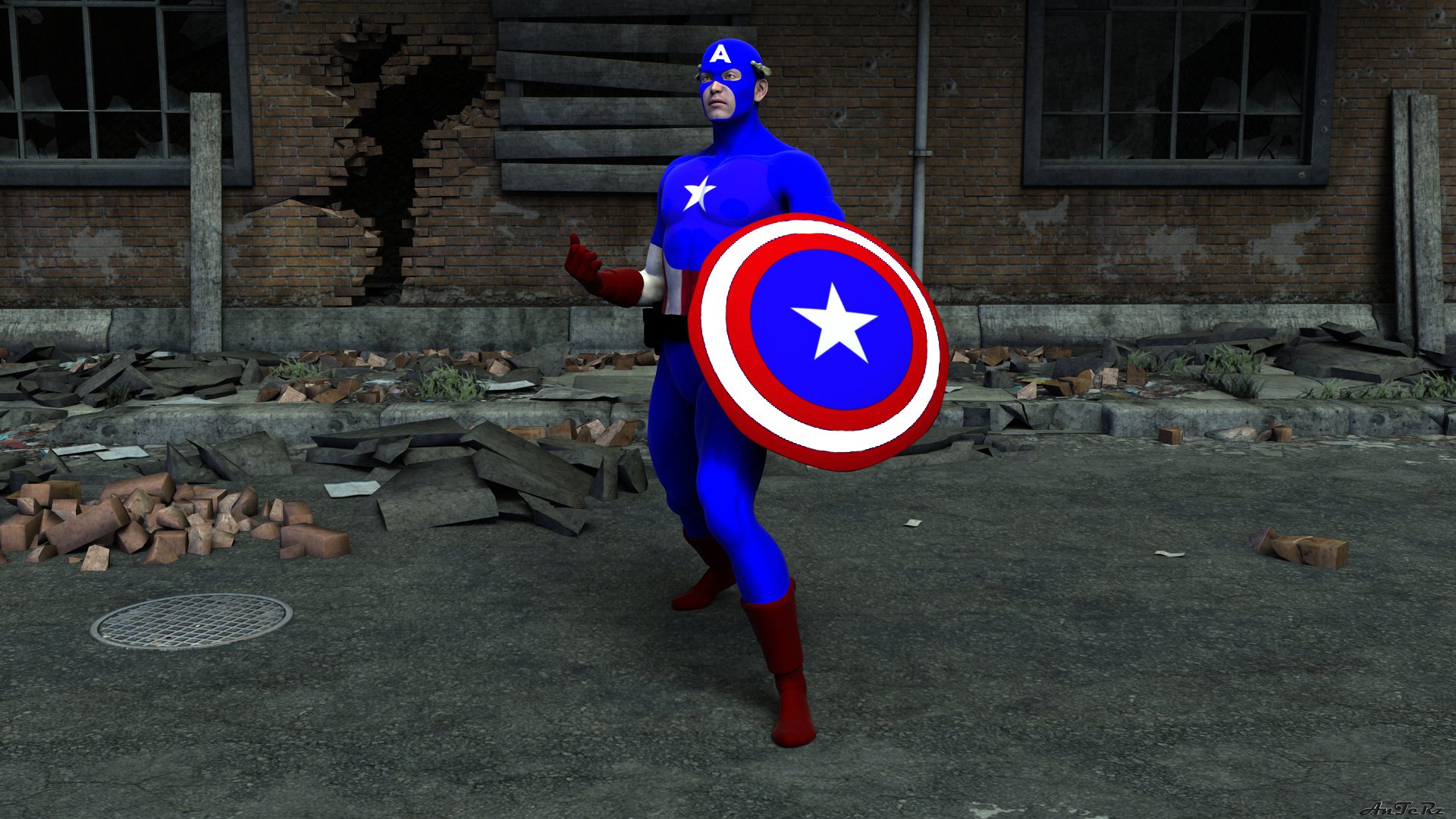 Captain America by AnTeRz
