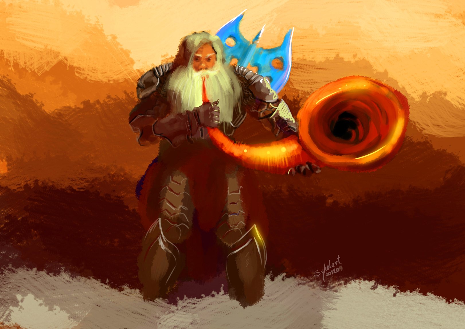 WarlikE card game by sykolart