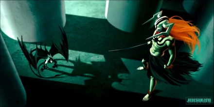 HD wallpaper featuring Ulquiorra Cifer and Ichigo Kurosaki from the anime Bleach, embodying intense action and confrontation in a stylized dramatic scene.