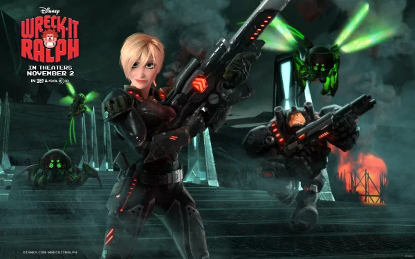 Cy-Bugs (Wreck-It Ralph) Sergeant Calhoun Ralph (Wreck-It Ralph) movie Wreck-It Ralph HD Desktop Wallpaper | Background Image