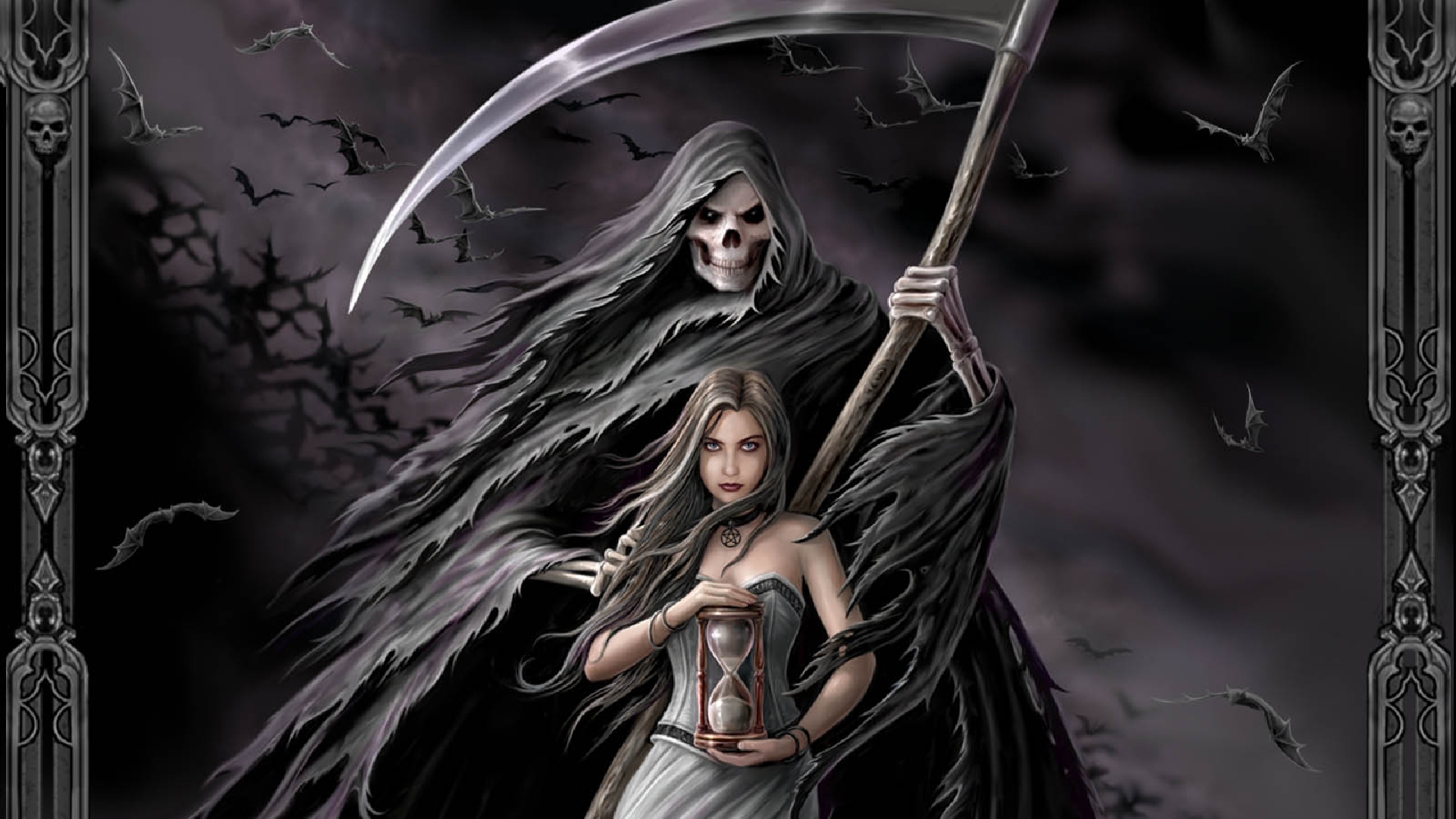 cute grim reaper wallpaper grim reaper wallpaper