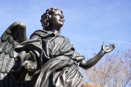 man made angel statue HD Desktop Wallpaper | Background Image